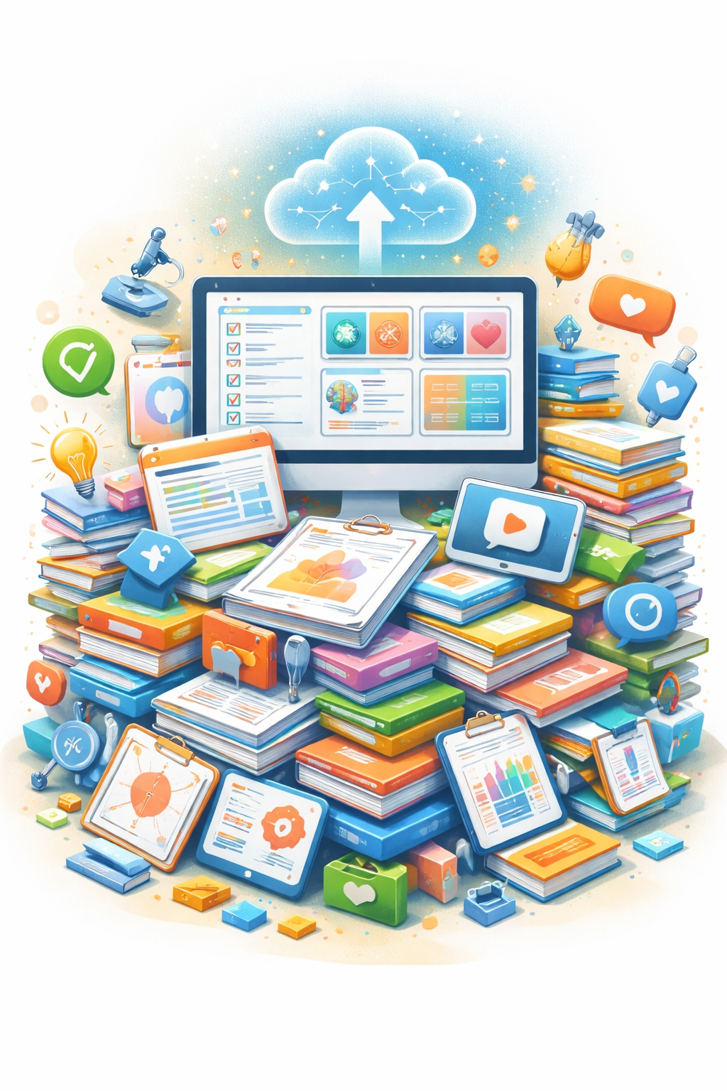 huge dataset of content